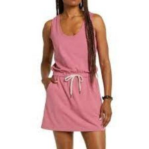 Zella pink  ponte knit tank sleeveless dress